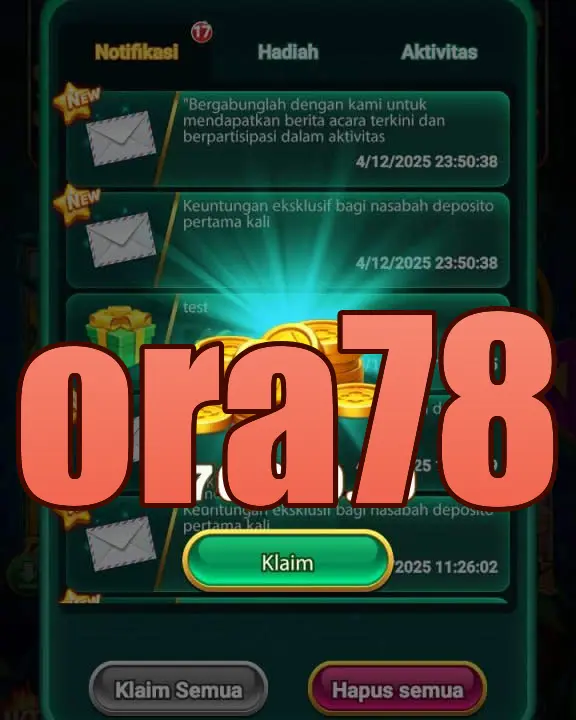 ora78 Masuk